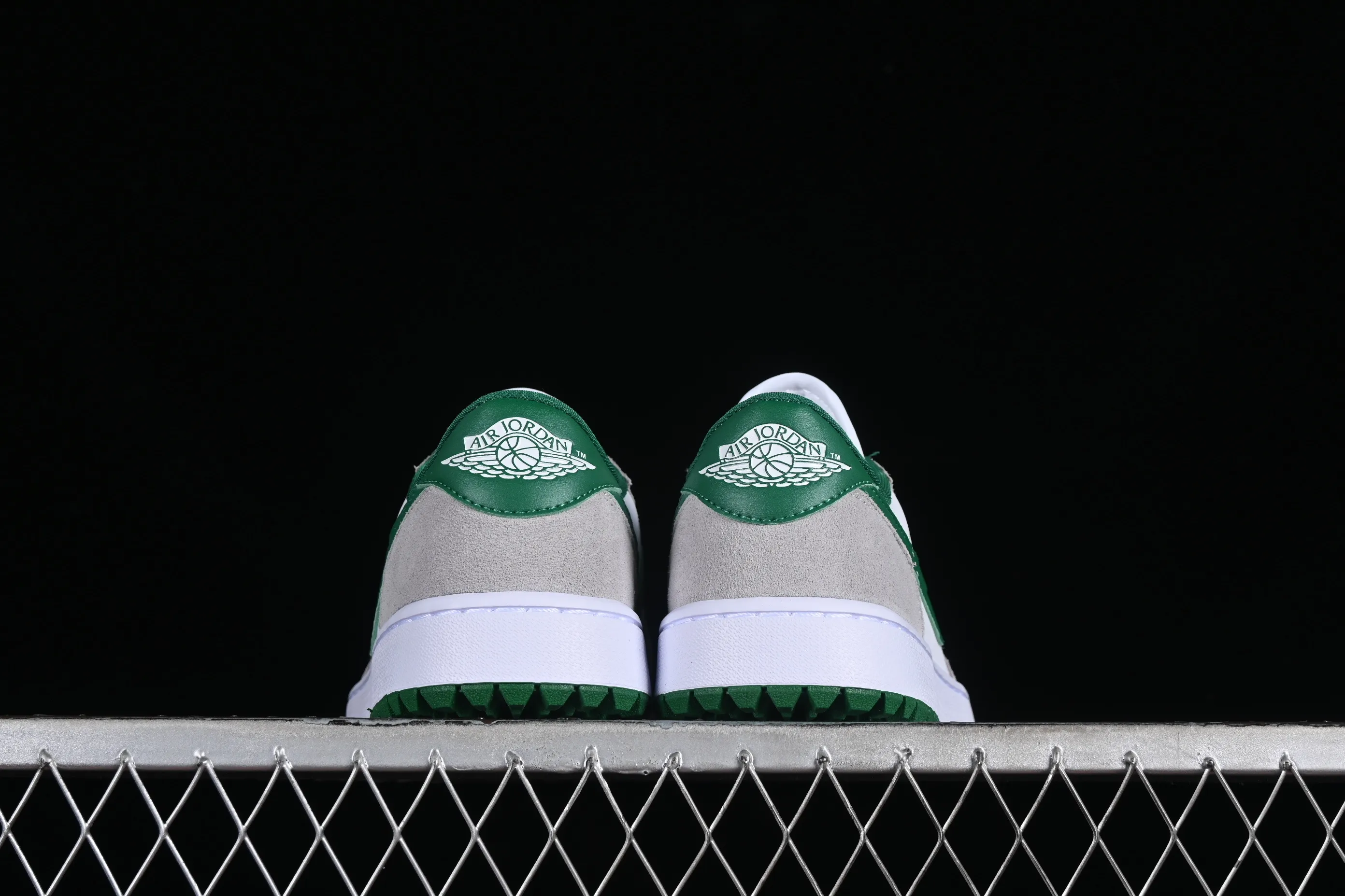 All categories Air Jordan Jordan series basketball shoes Air Jordan 1 Low Air Jordan 1 Low Golf AJ1 Joe 1 new golf version gray white green color DD9315-112